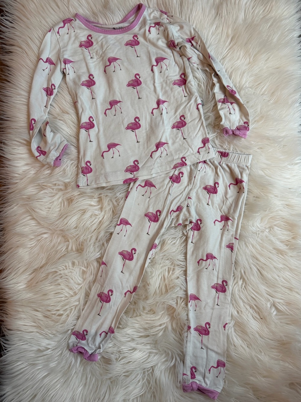 Kyte BABY Pink Flamingo Pajama Set